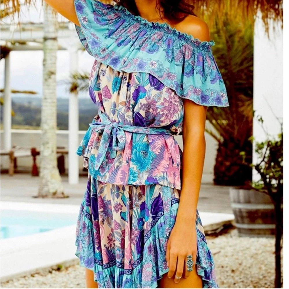 Spell & The Gypsy Siren Song Skirt with side waist ties XS - Picture 4 of 12